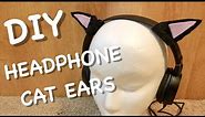 DIY Headphone Cat Ears