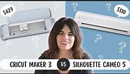 Cricut Maker 3 or Silhouette Cameo 5?! Which cutting machine is better/ best for you?!