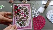 Tutorial How to Make Cascading Fuchsia and Heartfelt Creations Cards