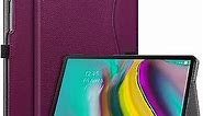 Fintie Case for Samsung Galaxy Tab S5e 10.5 2019 Model SM-T720/T725/T727, Multi-Angle Viewing Stand Cover with Pocket Auto Sleep Wake Feature, Purple