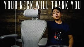 Herman Miller Aeron Headrest - Engineered Now - Your Neck Will Thank You!