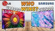 LG UR8000 vs Samsung CU7000D - Who Wins? | The Best Budget 4K UHD Smart TV Comparison!