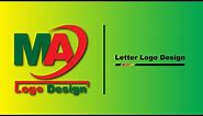 MA logo design in adobe illustrator | professional logo design