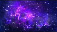 Space Travel ★ 4K Shooting Stars Galaxy ★ Longest BEST FREE HD 1-Hour Meditation Purple Blue Nebula