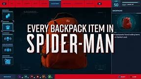 Spider-Man PS4 - All Backpack Collectibles