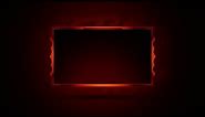 Animated Red Webcam Overlay Template for Streamers