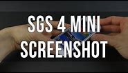 How to take a screenshot on the Samsung Galaxy S4 Mini