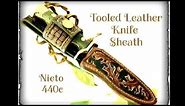 Making a Leather Knife Sheath for Nieto 440c