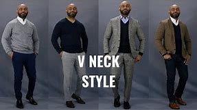 How To Wear A V Neck Sweater