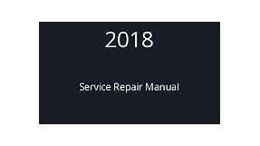 2018 Nissan Qashqai Service Repair Manual PDF | ServicingManuals