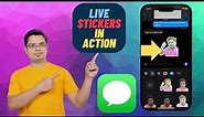 How to Send Live Stickers in iMessage on iPhone in iOS 17