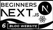 Next.js Blog Website | How to Build a Blog App with Nextjs 13