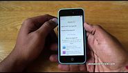 Apple iPhone 5C - Initial Set Up Guide Walkthrough