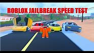 Roblox Jailbreak Car Speed Comparison (Level 1 Engine vs Level 5 Engine)