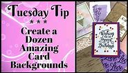 How to Create 12 Amazing Greeting Card Backgrounds with Mind Blowing Ease