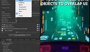 Unity Tip: If you use Screen Space - Camera and don't want objects to overlap UI.