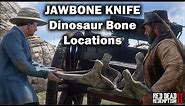 Jawbone Knife and all the Dinosaur Bone Locations in Red Dead Redemption 2