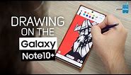 See a professional artist draw on the Galaxy Note 10+
