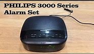 How to set the alarm on a Philips Clock Radio 3000 series