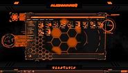 Alienware® Eclipse Orange Premium Theme for Windows Se7en with 7tsp Alienware® Orange Icon Pack