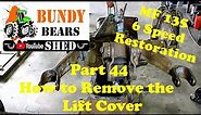 MF135 6 Speed Restoration #44 How to Remove Your Hydraulic Lift Cover