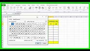 Excel: How to insert symbol X-Bar (Mean) -Statistics.
