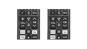 (Pack of 2) Universal Remote Control for Samsung TV,Replacement Remote for All Samsung Smart LCD LED Curved HDTV 3D TVs