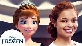 How to Braid Your Hair Like Anna | Hairstyle Activities for Kids | Frozen