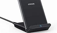 Anker Wireless Charger, 313 Wireless Charger (Stand), 10W Max Qi-Certified Fast Charging iPhone 14/14 Pro/14 Pro Max/13/13 Pro Max, Galaxy S20, S10, S9 (No AC Adapter)