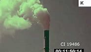 1960s USA Factories, Smoking Chimneys, Industrial Pollution