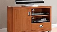 TV Stand with Storage. Color: Maple