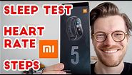 Mi Band 5 Science Review: Better Than Fitbit?! (sleep, heart rate, steps test)