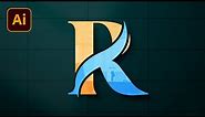 Logo Design - Letter Logo Design Illustrator | R Letter Logo | Adobe Illustrator CC