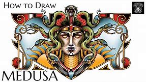 How to Draw Medusa | Daily Drawing Tutorial
