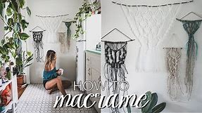How To Macrame // Beginner’s Tutorial (Easy, Step by Step Guide)