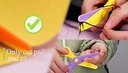 4Pcs Plastic Safety Scissors