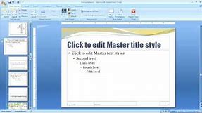 How to Use a PowerPoint Slide Master For Dummies