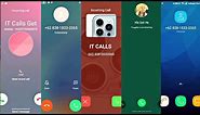 GALAXY S8 VS OPPO A15 VS RED CALL VS SAMSUNG A21s WhatsApp VS REDMI 2 incoming calls