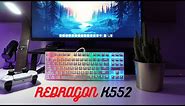 Unboxing and Review - Redragon K552 Kumara TKL Mechanical Gaming Keyboard (White)