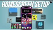 iPhone Home Screen Setup Guide 2023 🔥 Widgets, Apps Icons & More📱