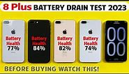 Testing Different Battery Health of 8 Plus in 2023 - iPhone 8 Plus Battery Life Drain Test in 2023