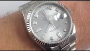 Rolex Day-Date "President" Diamond Dial 118239 Luxury Watch Review