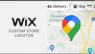 Custom Store Locator in Wix | Wix Fix
