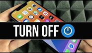 How to Turn Off / Power Off iPhone 12 Pro Max