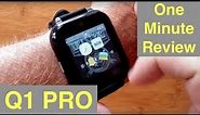 FINOW Q1 PRO Square Android 6 IP67 Waterproof 4G Cell (regional) Smartwatch: One Minute Overview