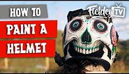 How to paint a motorcycle helmet like a pro!