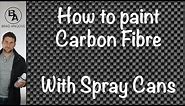 How to paint carbon fibre with spray cans