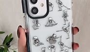 for iPhone 12 mini Case Funny Cute Yoga Skull Phone Cases