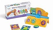 hand2mind Worry Stone Pals Sensory Wristband​, Worry Stones for Anxiety, Fidget Toys, Palm Stone, Calm Down Corner Supplies, Stress Relief Toys, Mood Bracelets for Kids, Play Therapy Activities Medium