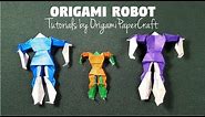 How To Make Origami ROBOT 🤖 Tutorial By OrigamiPaperCraft